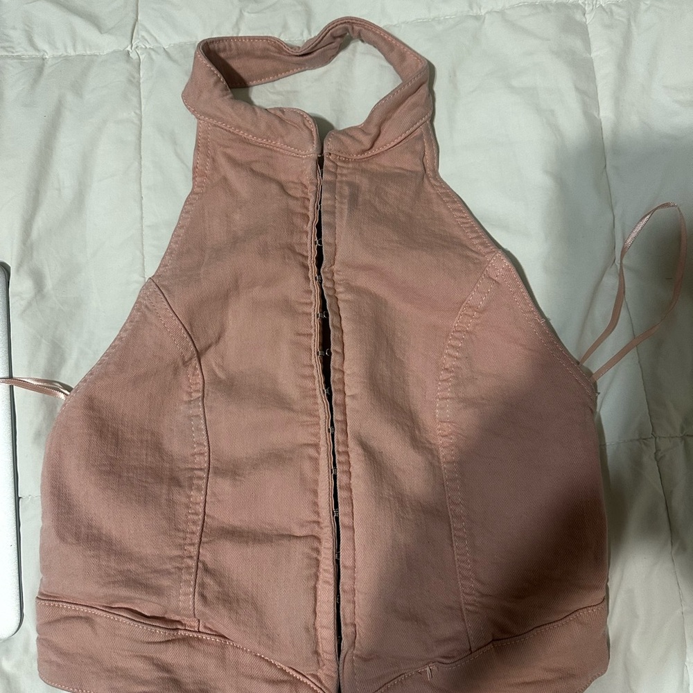Zara Women's Blush Halter Vest